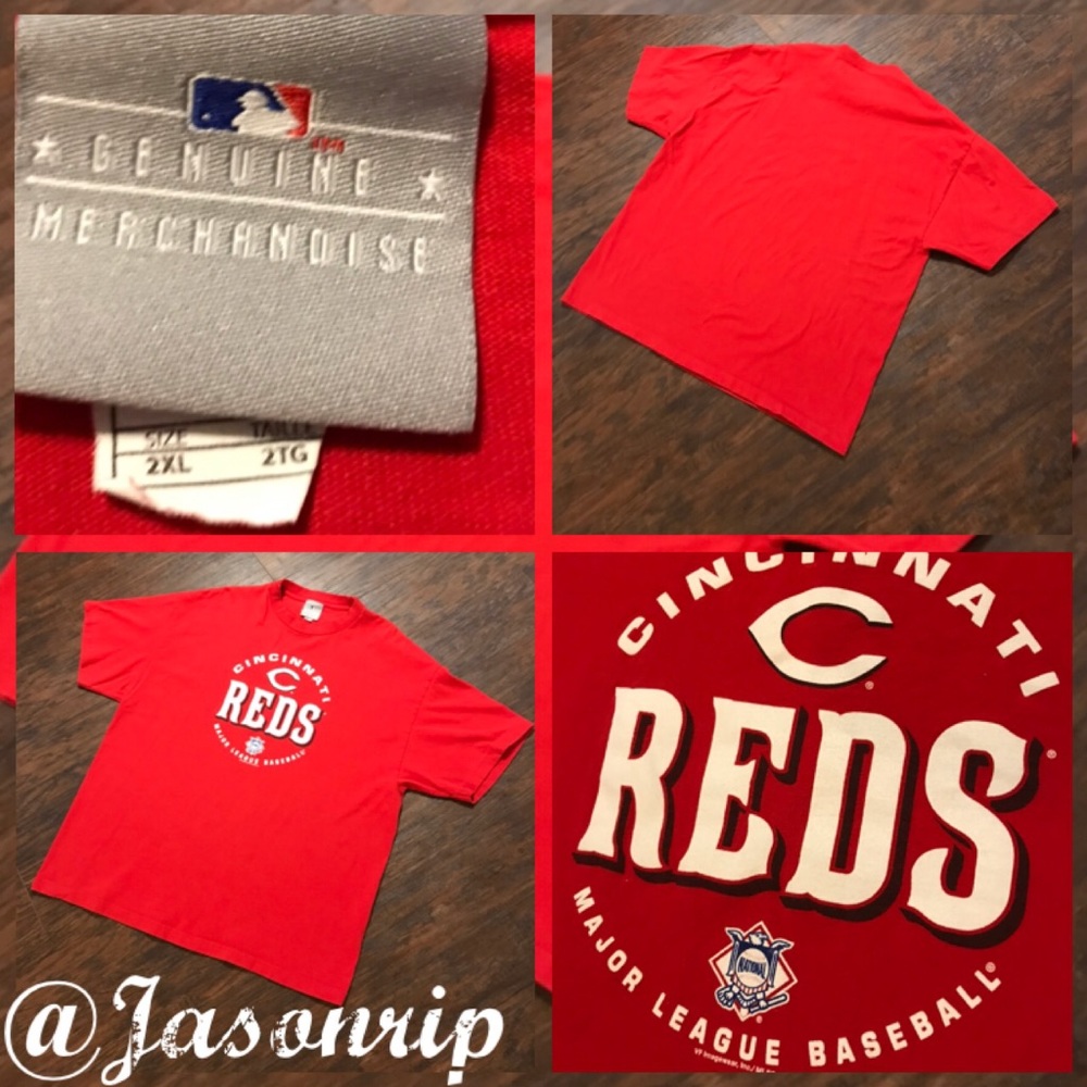 Vintage Cincinnati Reds MLB Baseball T-Shirt LN